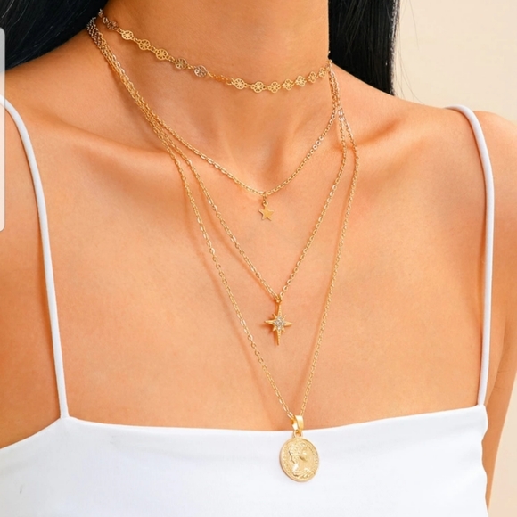 Nikkiwallflower Jewelry - *Sasha* Layered Charm Necklace
